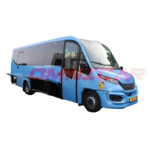 Minibus IVECO Daily 70C21H-CC Mixte 31 places avec coffre arrière et soutes latérales